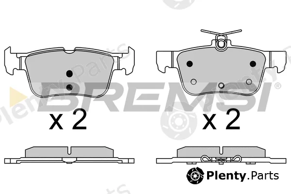 Bremsi BP3637 — Brake Pad Set, disc brake
