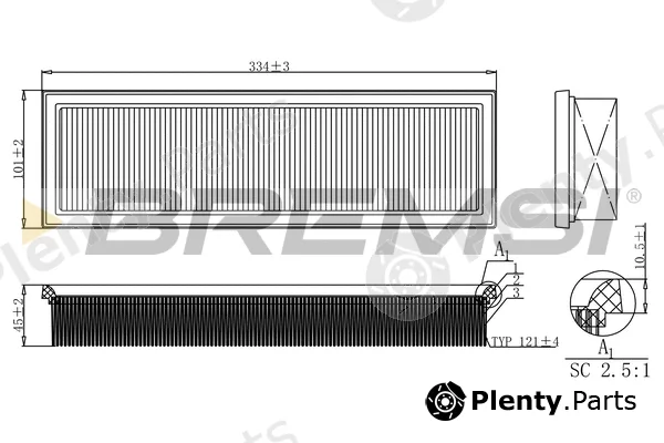 Bremsi FA0121 — Air Filter