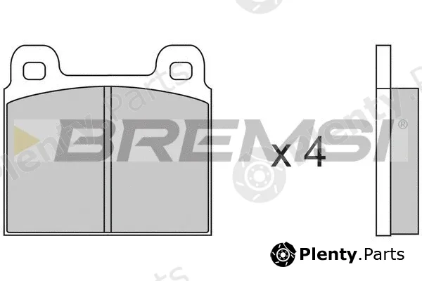 Bremsi BP2011 — Brake Pad Set, disc brake