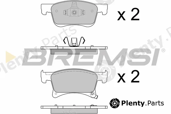 Bremsi BP3644 — Brake Pad Set, disc brake