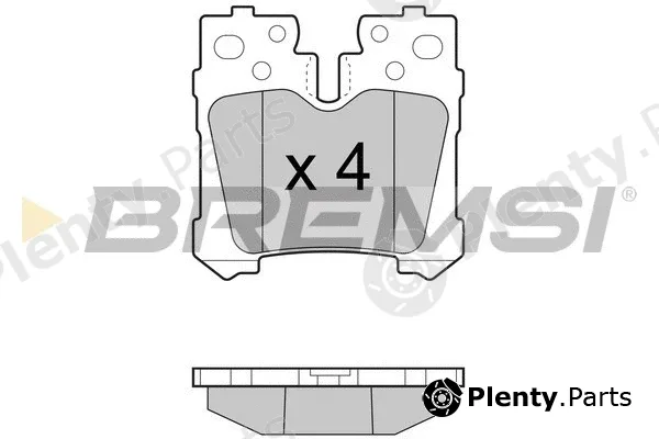 Bremsi BP3463 — Brake Pad Set, disc brake
