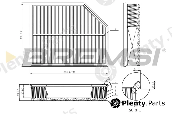 Bremsi FA1213 — Air Filter
