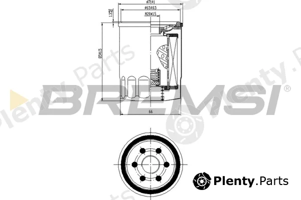 Bremsi FL0144 — Oil Filter