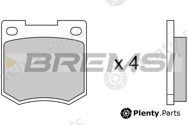 Bremsi BP2020 — Brake Pad Set, disc brake