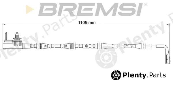 Bremsi WI0931 — Warning Contact, brake pad wear