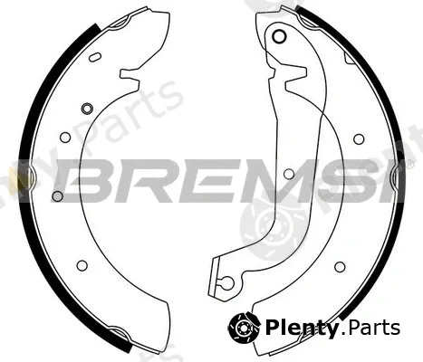 Bremsi GF0172 — Brake Shoe Set
