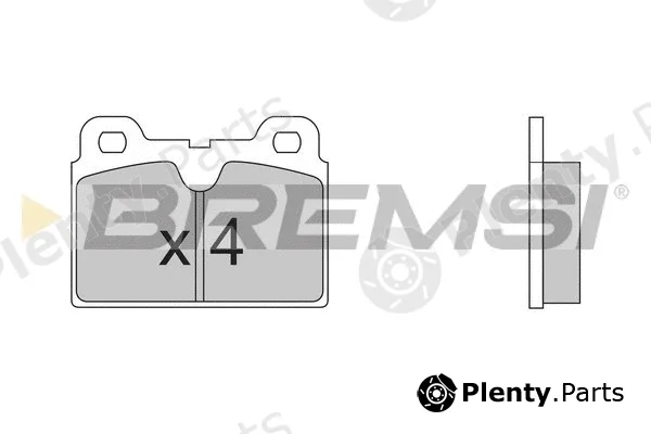Bremsi BP2202 — Brake Pad Set, disc brake