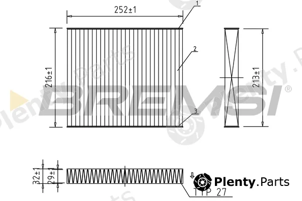 Bremsi FC0183A — Filter, cabin air
