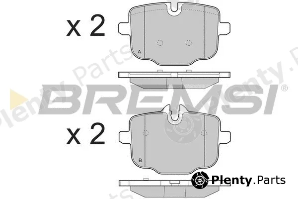 Bremsi BP3450 — Brake Pad Set, disc brake