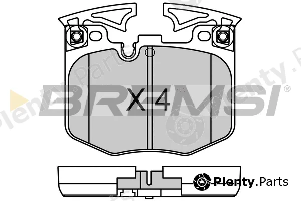 Bremsi BP3759 — Brake Pad Set, disc brake
