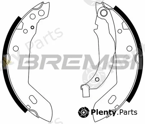 Bremsi GF0411 — Brake Shoe Set