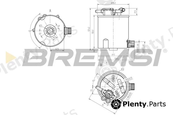 Bremsi FE0782 — Fuel Filter