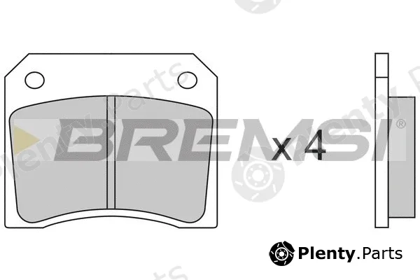 Bremsi BP2005 — Brake Pad Set, disc brake