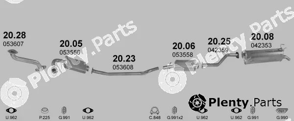 Polmo POLMO01718 — Exhaust System