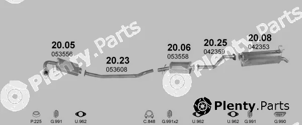 Polmo POLMO01722 — Exhaust System