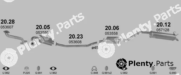 Polmo POLMO01731 — Exhaust System