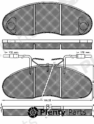 BSF 10295 — Brake Pad Set, disc brake