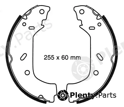 BSF 06265 — Brake Shoe Set SUPER-KIT�