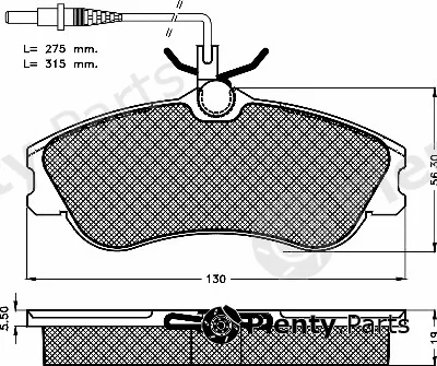 BSF 10426 — Brake Pad Set, disc brake