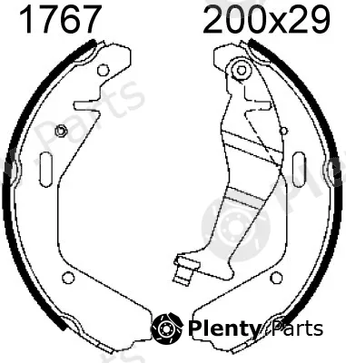 BSF 01767 — Brake Shoe Set