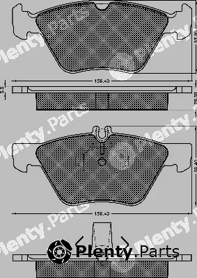 BSF 10411 — Brake Pad Set, disc brake