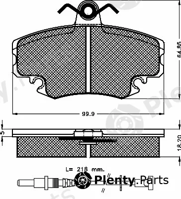 BSF 10248 — Brake Pad Set, disc brake