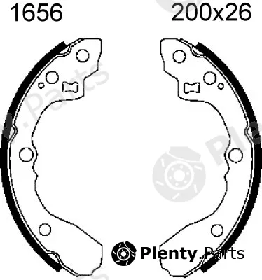 BSF 01656 — Brake Shoe Set