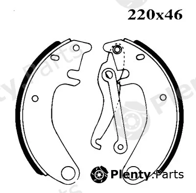 BSF 01002 — Brake Shoe Set