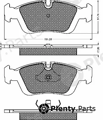 BSF 10332 — Brake Pad Set, disc brake