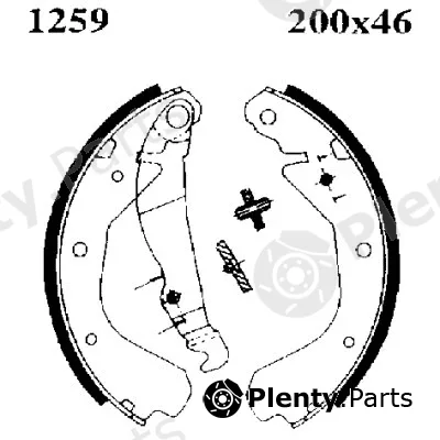 BSF 06156 — Brake Shoe Set SUPER-KIT�