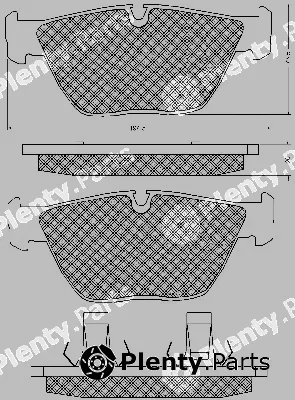BSF 10410 — Brake Pad Set, disc brake