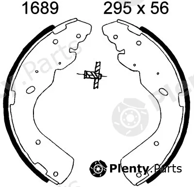 BSF 01689 — Brake Shoe Set