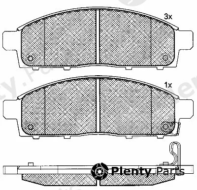 BSF 10930 — Brake Pad Set, disc brake