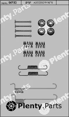 BSF 00723 — Accessory Kit, parking brake shoes