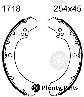 BSF 01718 — Brake Shoe Set