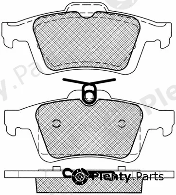 BSF 10843 — Brake Pad Set, disc brake