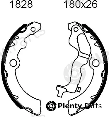 BSF 01828 — Brake Shoe Set