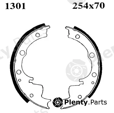 BSF 01301 — Brake Shoe Set