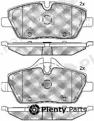 BSF 10771 — Brake Pad Set, disc brake