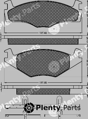 BSF 10215 — Brake Pad Set, disc brake