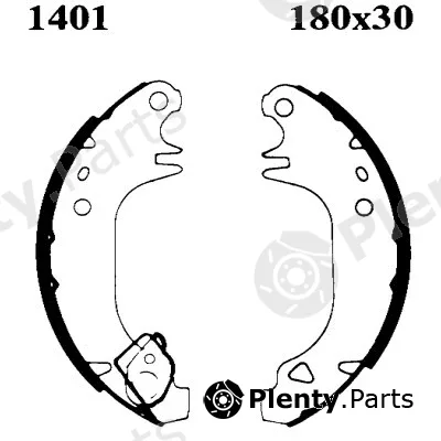 BSF 01401 — Brake Shoe Set