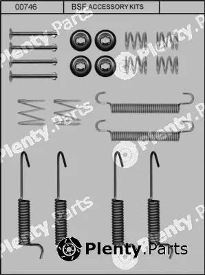 BSF 00746 — Accessory Kit, parking brake shoes