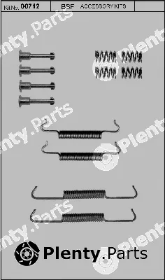 BSF 00712 — Accessory Kit, parking brake shoes
