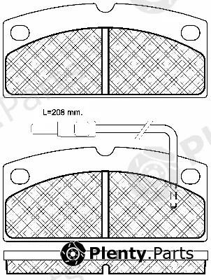 BSF 10993 — Brake Pad Set, disc brake