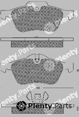BSF 10665 — Brake Pad Set, disc brake