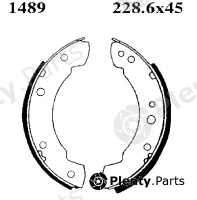 BSF 01489 — Brake Shoe Set