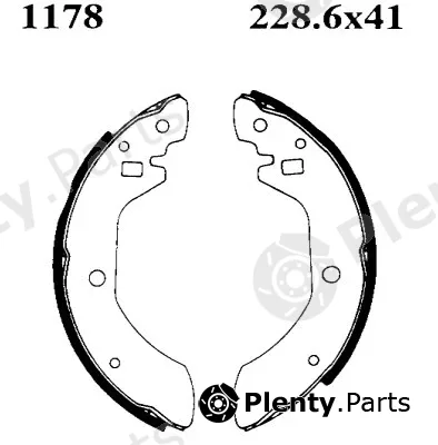 BSF 01178 — Brake Shoe Set
