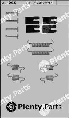 BSF 00722 — Accessory Kit, parking brake shoes