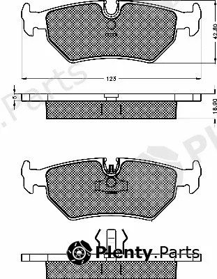 BSF 10484 — Brake Pad Set, disc brake