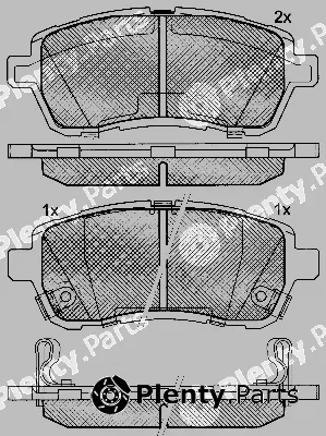 BSF 10896 — Brake Pad Set, disc brake
